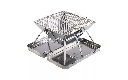 Barbecue, acier inoxydable, Eldfell Grill M Groenberg