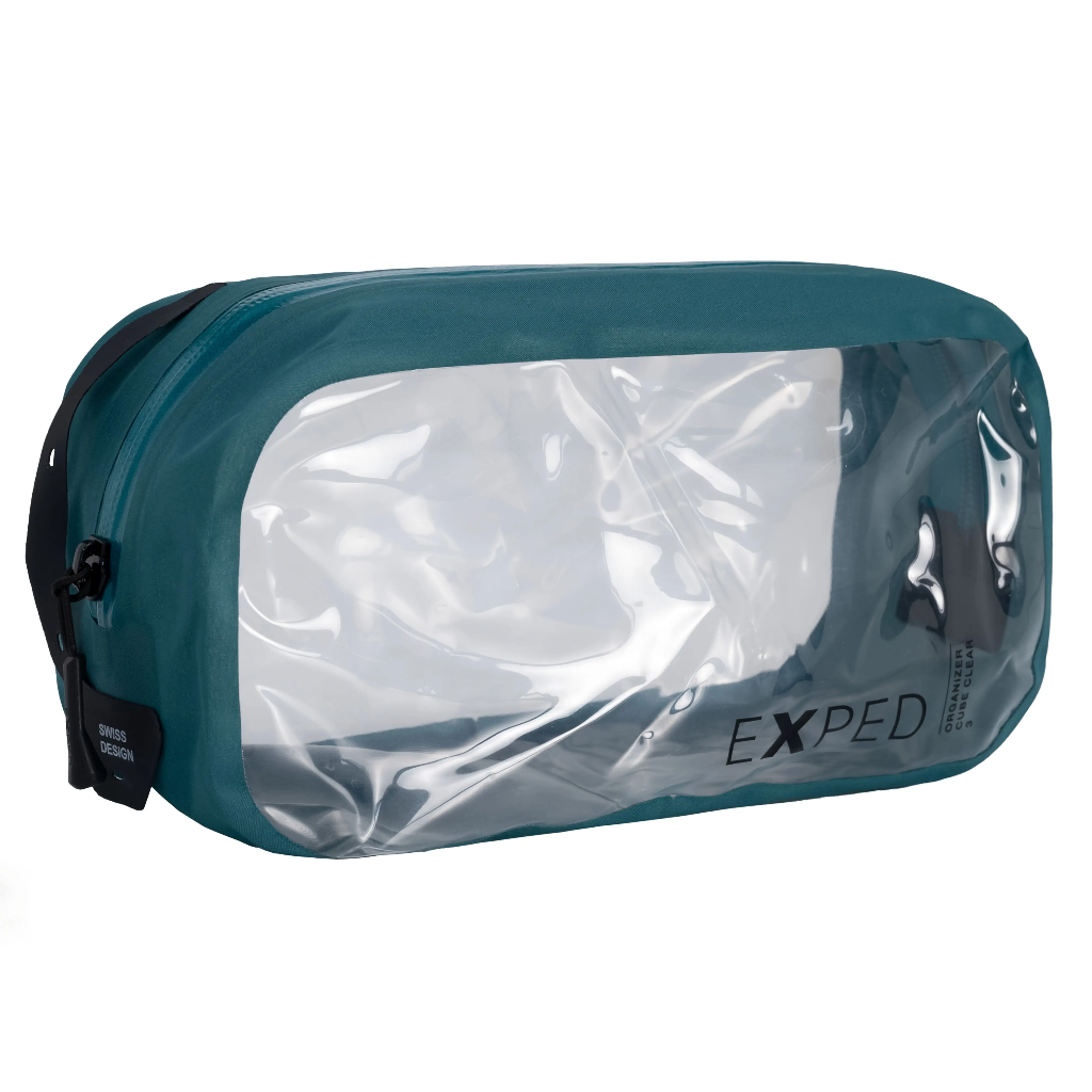 Packsack Organizer Cube Clear cypress 3l Exped