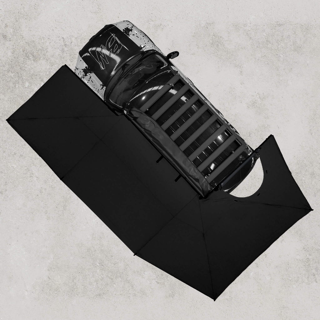 Awning 270° Extreme Darkness XL Squared Pro with D-Zip Bushwakka