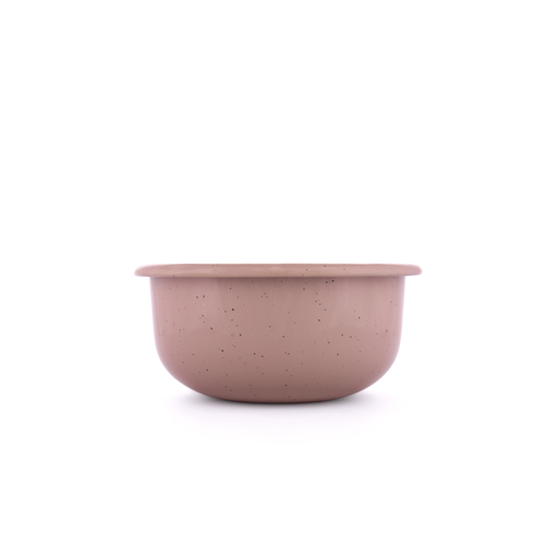 [CKW-1086] Rolled Enamelware Bowl dusty rose Barebones