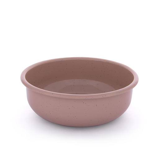 [CKW-1085] Rolled Enamelware Bowl dusty rose Barebones